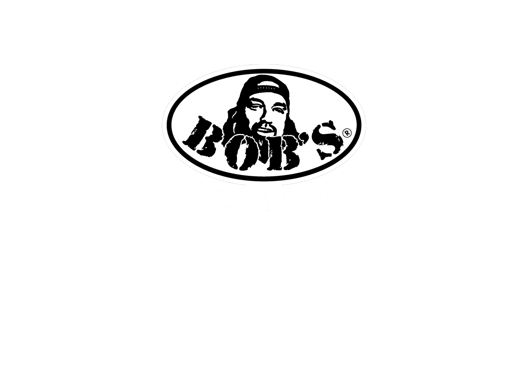 Bobs Logo schwarz weiß